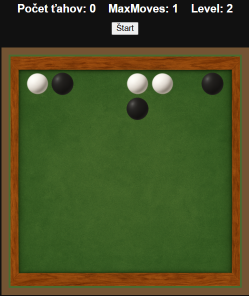 Initial puzzle — two colors